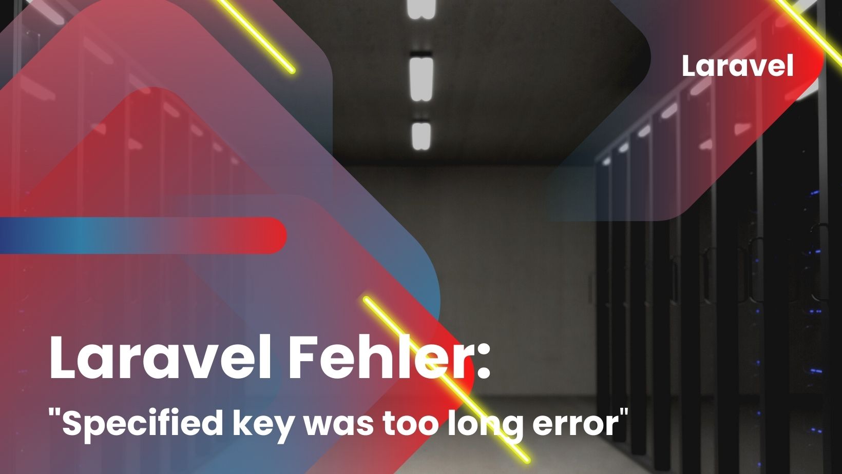 Laravel Fehler: Specified key was too long error